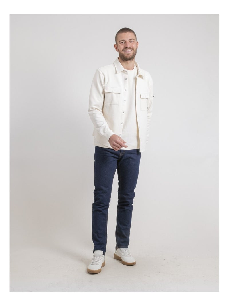 Camisa exterior de punto DOPEMON Beige - Kiabi