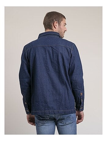 Camisa exterior de puro algodón denim TUDESSY