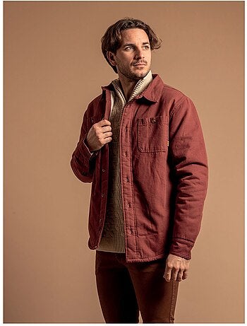 Camisa exterior de puro algodón ZESCUMAC