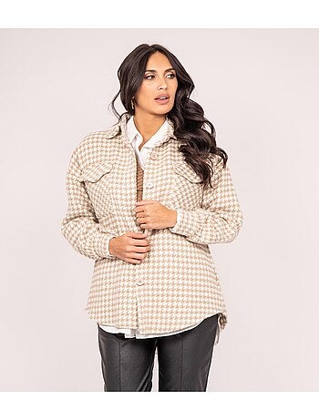 Camisa exterior pied de poule UVEL