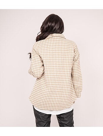 Camisa exterior pied de poule UVEL