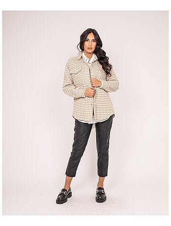 Camisa exterior pied de poule UVEL