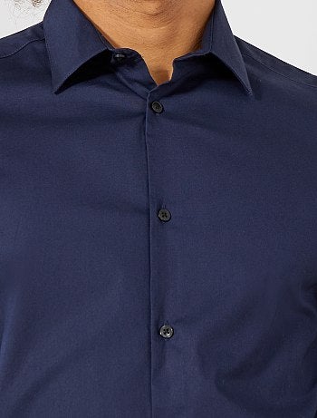 Hombre talla S-XXL - Camisa extra slim elástica - Kiabi
