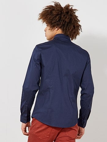 Hombre talla S-XXL - Camisa extra slim elástica - Kiabi