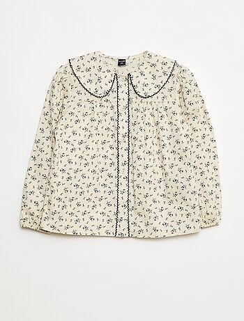 Camisa florida de fantasía