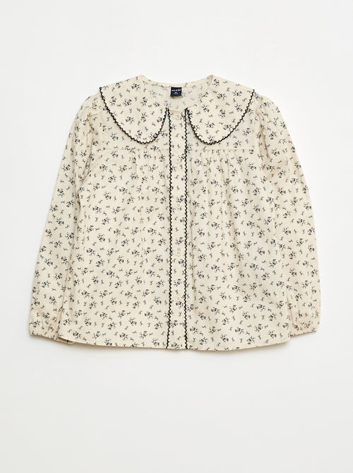 Camisa florida de fantasía - Kiabi