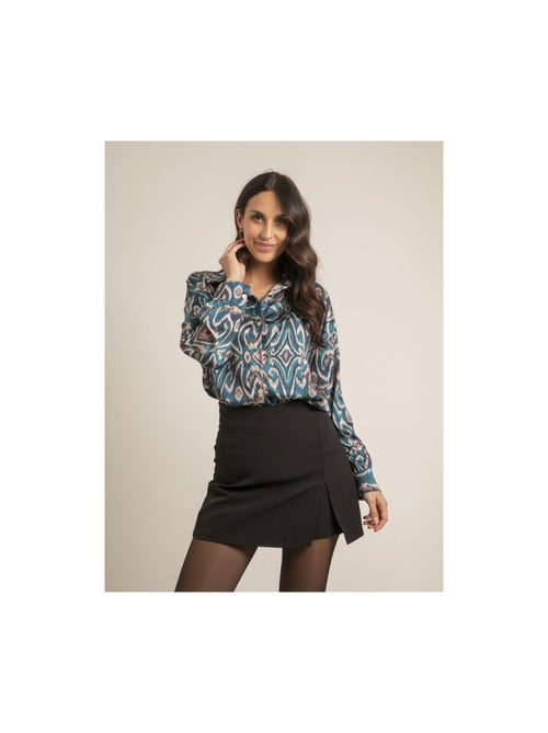 Camisa fluida con motivos OTILIE - Kiabi