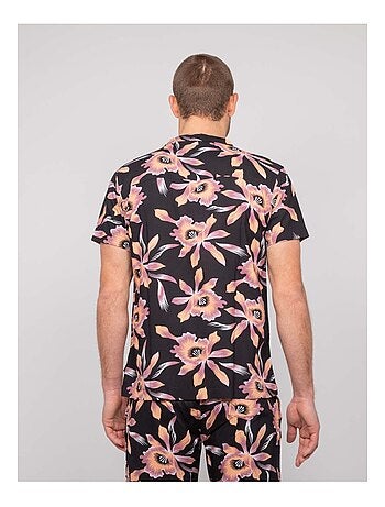 Camisa fluida de manga corta con motivos DALIWAI