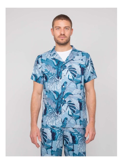 Camisa fluida de manga corta estampada DAMAULU - Kiabi Camisa fluida de manga corta estampada DAMAULU - Kiabi