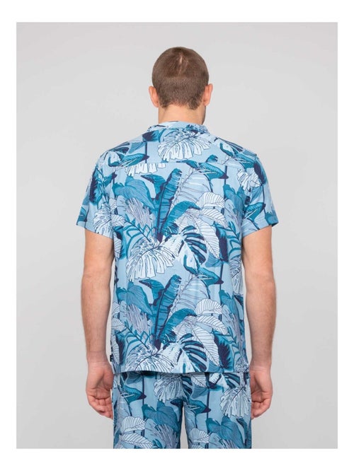 Camisa fluida de manga corta estampada DAMAULU - Kiabi Camisa fluida de manga corta estampada DAMAULU - Kiabi