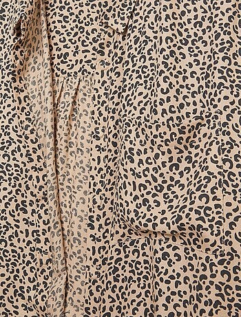 Camisa fluida estampada - colección fácil de poner