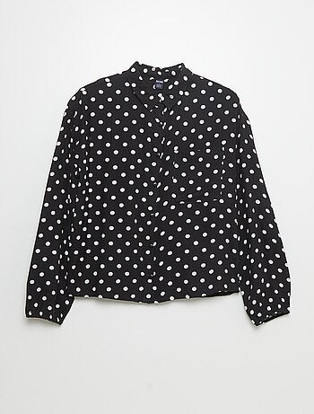 Camisa fluida estampada - colección fácil de poner