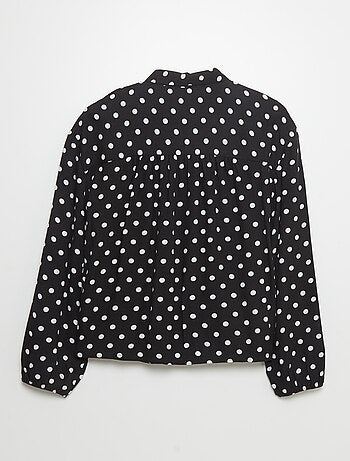 Camisa fluida estampada - colección fácil de poner