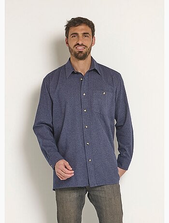 Camisa franela calentita lisa - Afibel