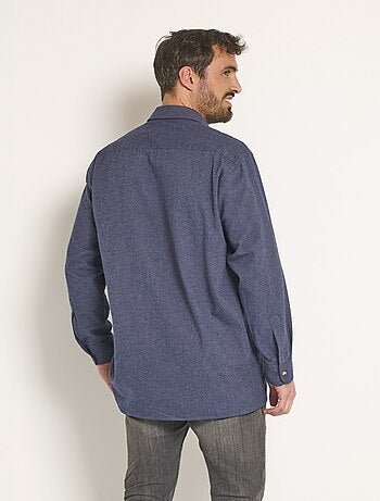 Camisa franela calentita lisa - Afibel