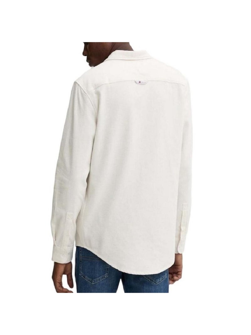 Camisa Franela Hombre Tommy Hilfiger Crudo - Kiabi