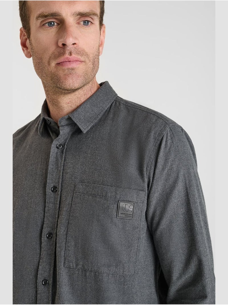 Camisa GASTEL Gris - Kiabi