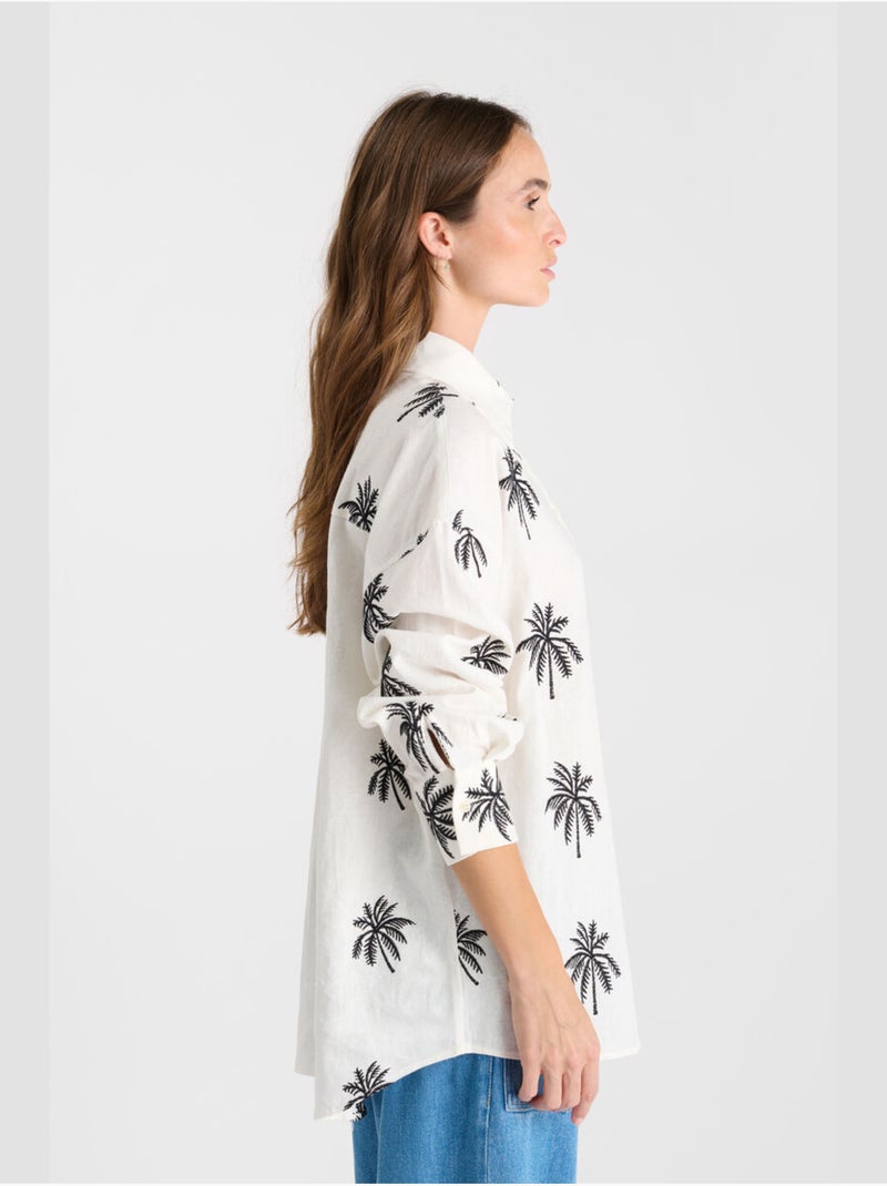 Camisa guapa Blanco - Kiabi