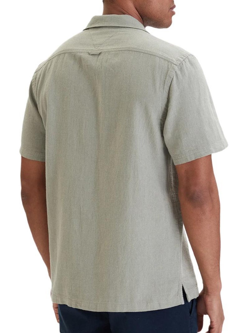 Camisa hombre tommy hilfiger Gris plateado - Kiabi