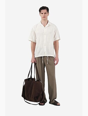 Camisa jacquard de corte regular con estampado paisley giesto