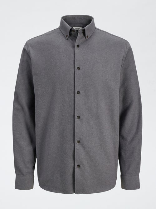 Camisa 'JJrebel' de franela de algodón - Kiabi