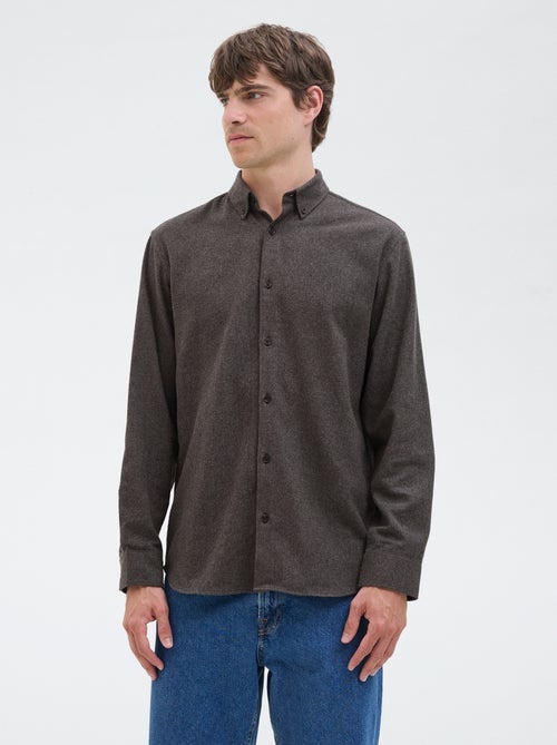 Camisa 'JJrebel' de franela de algodón - Kiabi