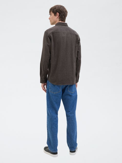 Camisa 'JJrebel' de franela de algodón - Kiabi