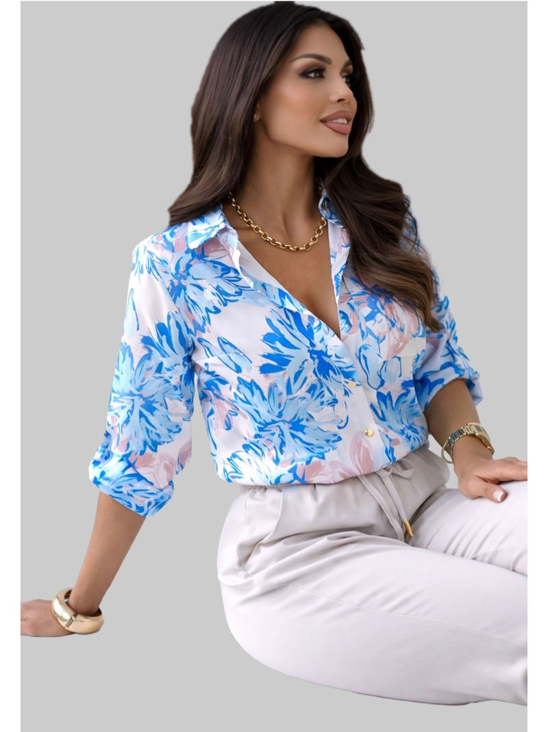 Camisa Kebello Azul cielo - Kiabi