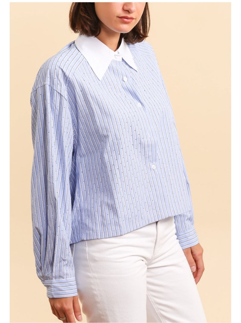 Camisa Kebello Azul - Kiabi
