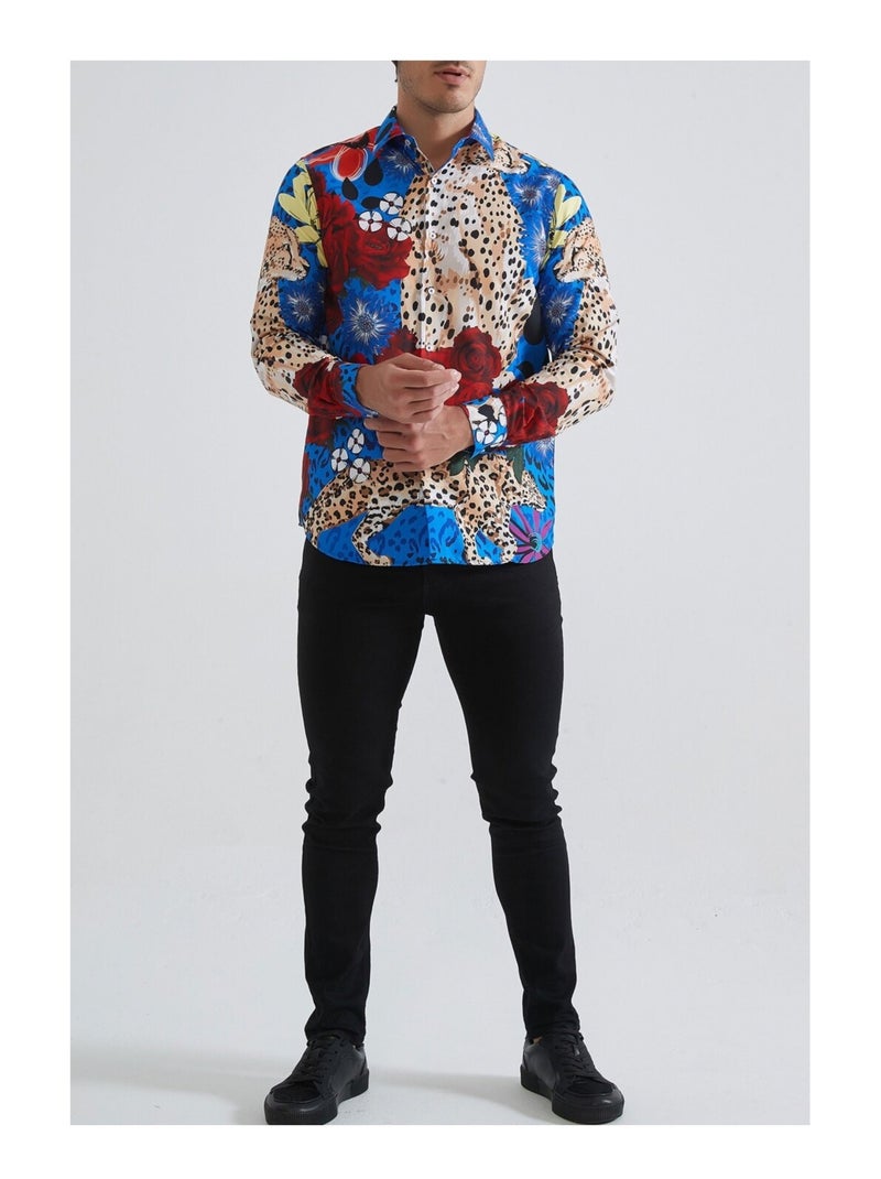 Camisa Kebello Azul - Kiabi