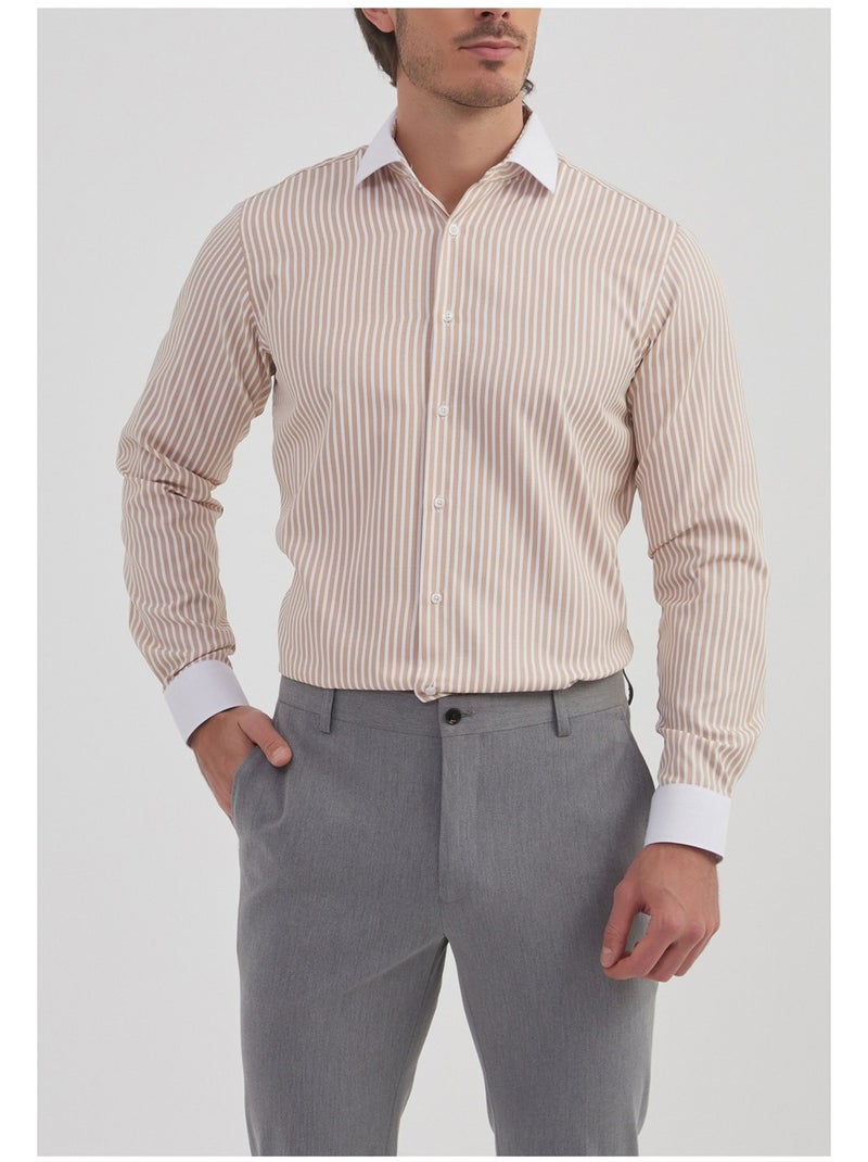 Camisa Kebello Beige - Kiabi