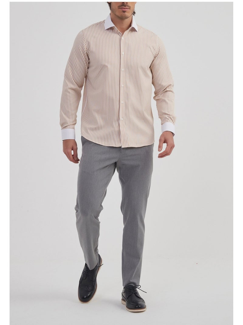 Camisa Kebello Beige - Kiabi