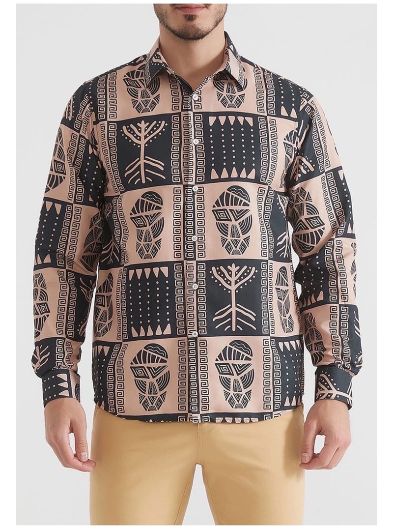 Camisa Kebello Beige - Kiabi