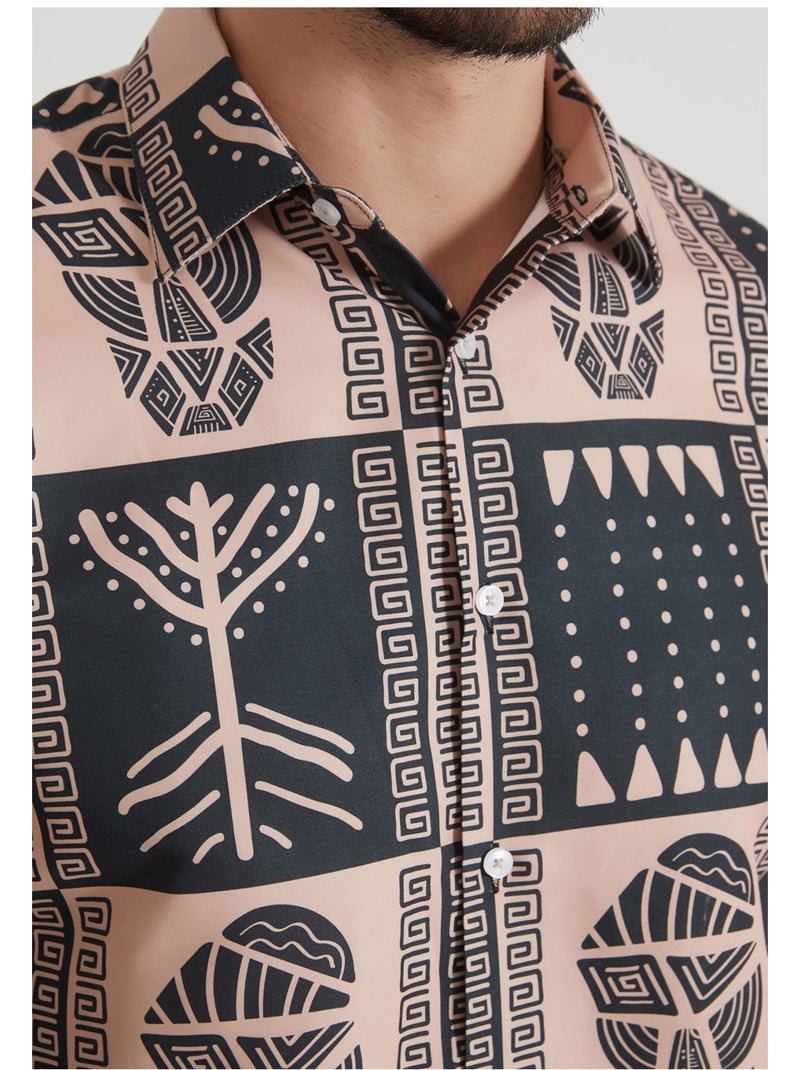Camisa Kebello Beige - Kiabi