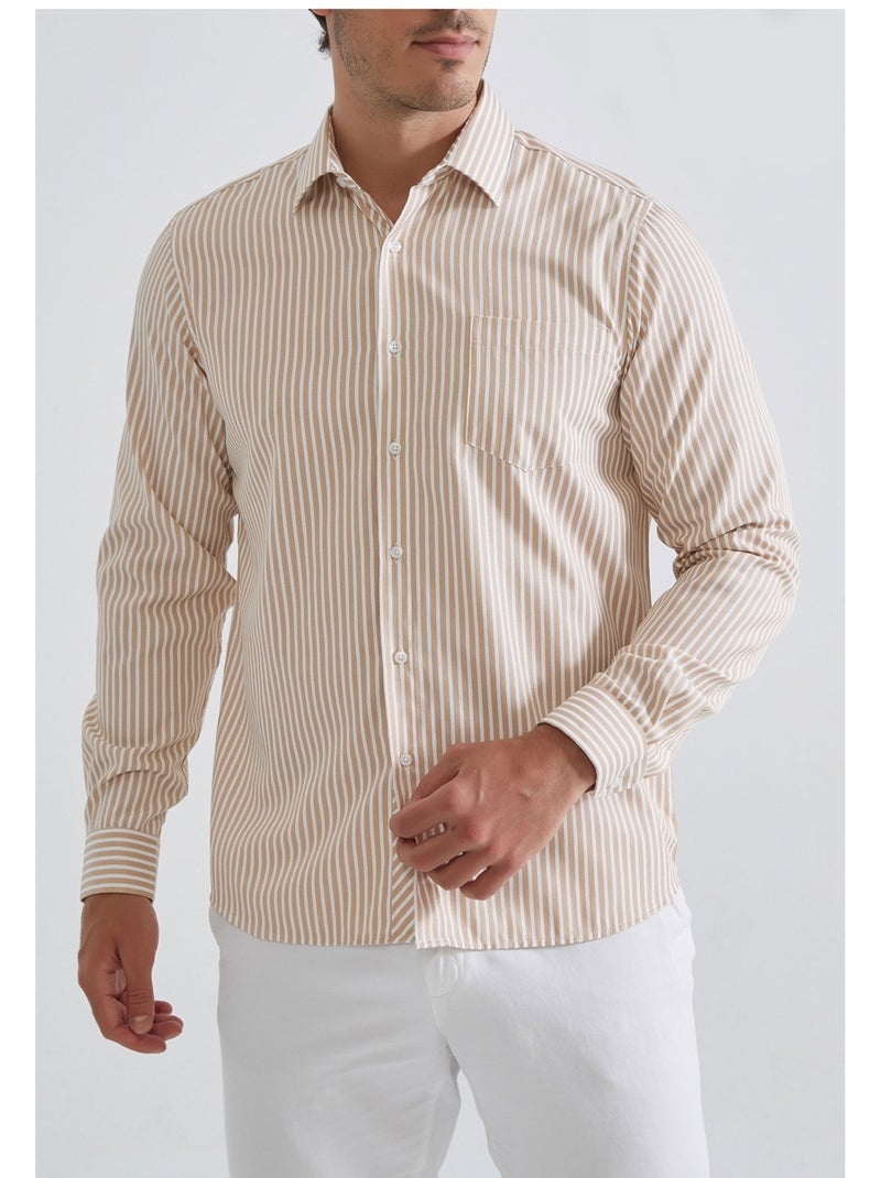 Camisa Kebello Beige - Kiabi