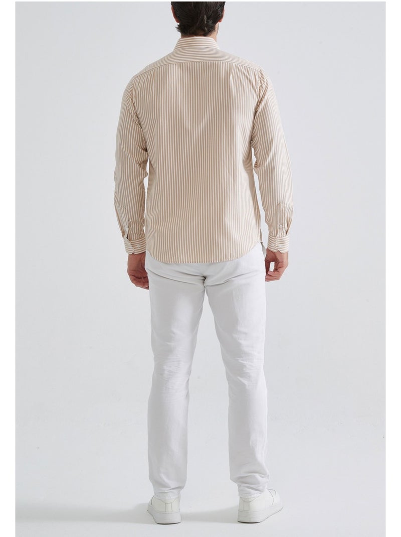 Camisa Kebello Beige - Kiabi