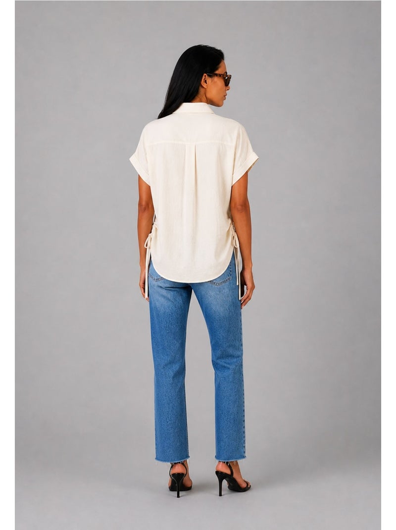 Camisa Kebello Beige - Kiabi