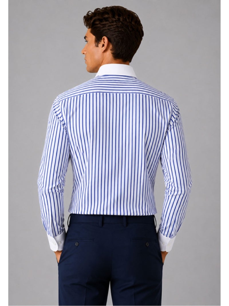 Camisa kebello Blanco Blanco Azul - Kiabi