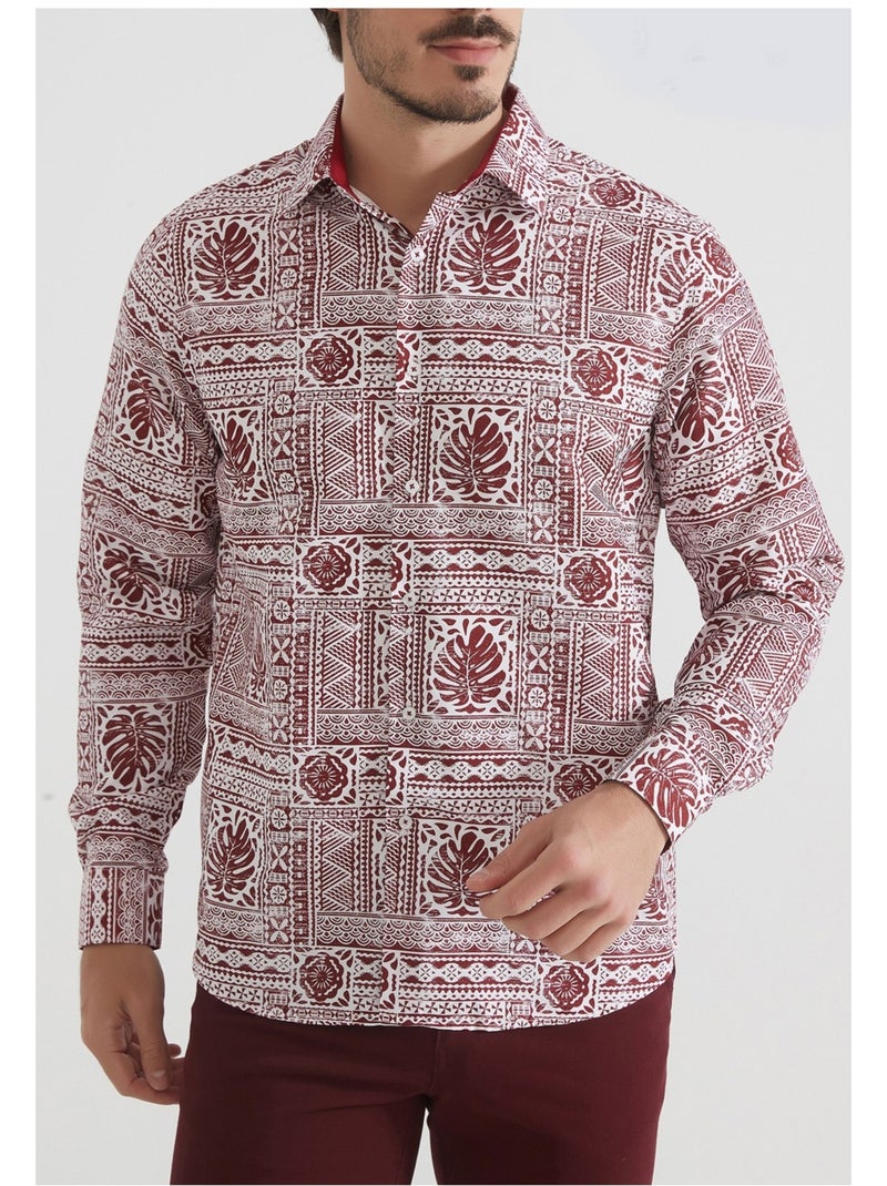 Camisa Kebello Burdeos - Kiabi
