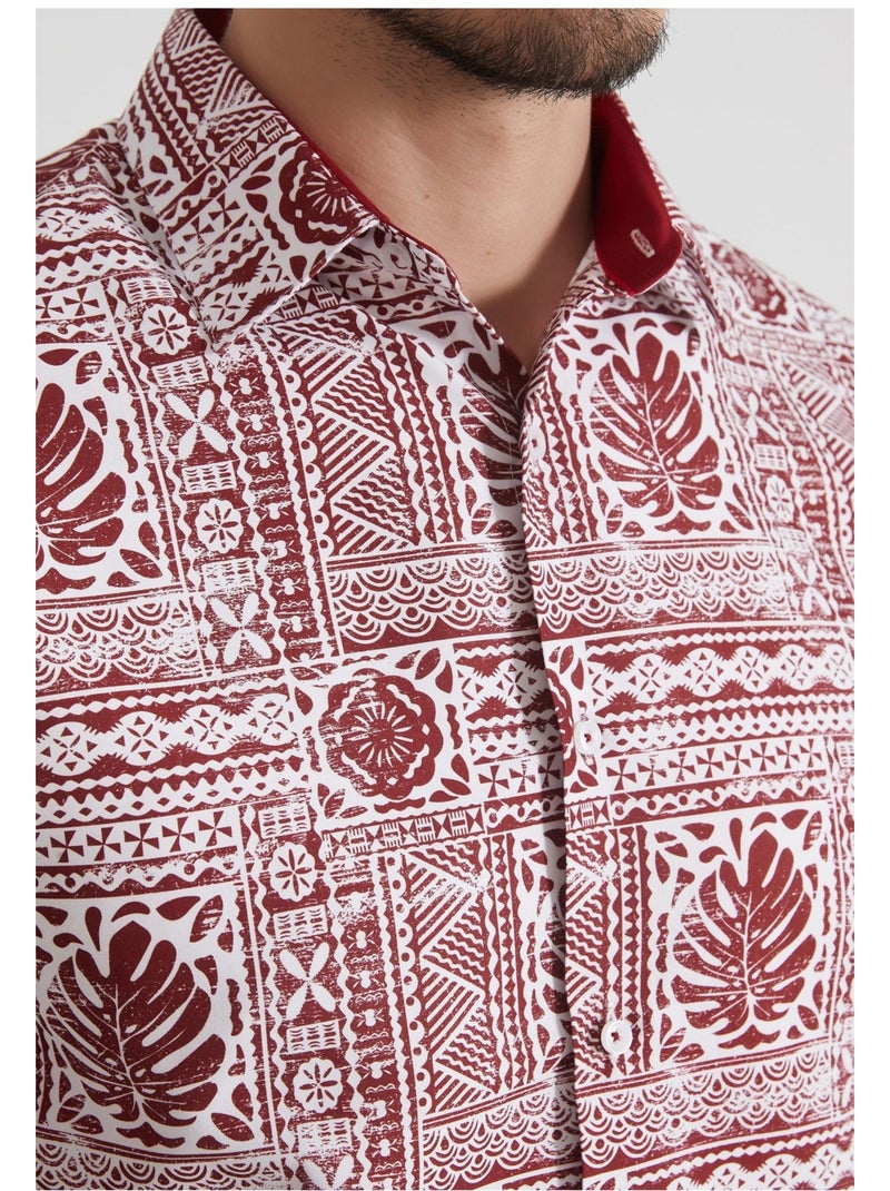 Camisa Kebello Burdeos - Kiabi