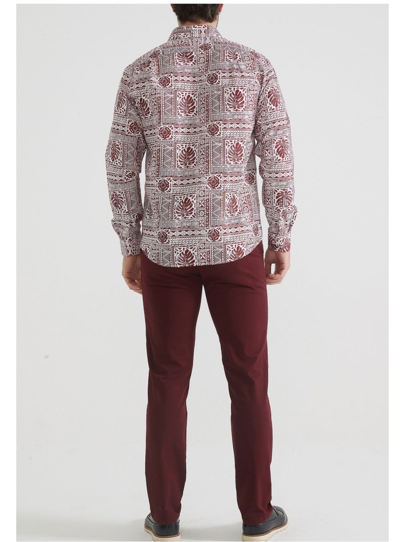 Camisa Kebello Burdeos - Kiabi