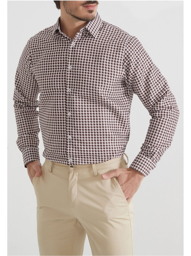 Camisa Kebello Marrón - Kiabi