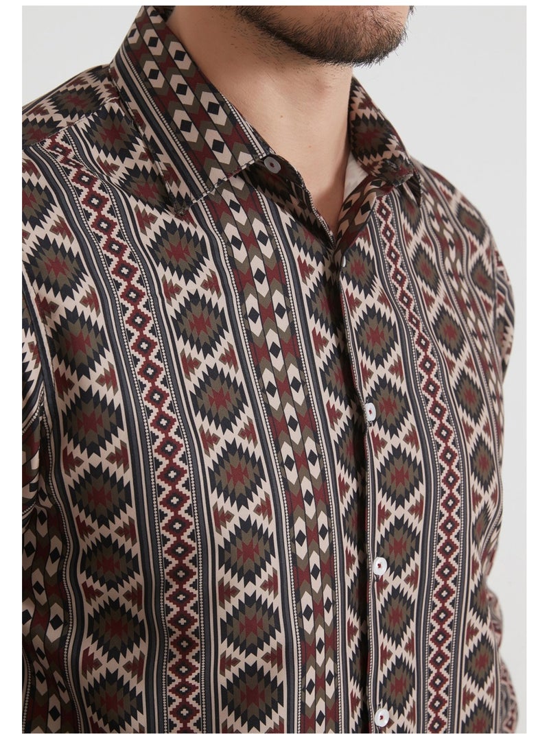 Camisa Kebello Marrón - Kiabi
