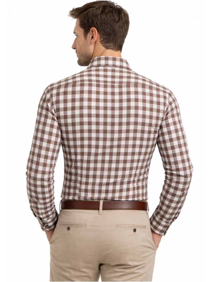 Camisa Kebello Marrón - Kiabi