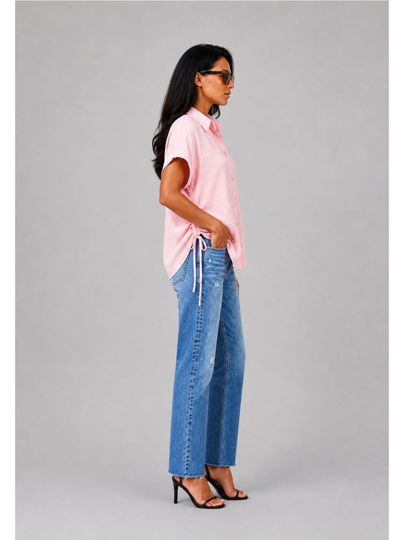 Camisa Kebello Rosa - Kiabi