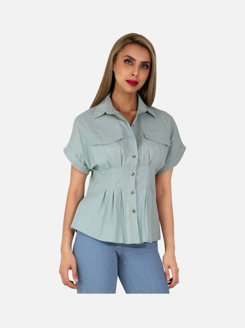 Camisa Kebello Verde - Kiabi