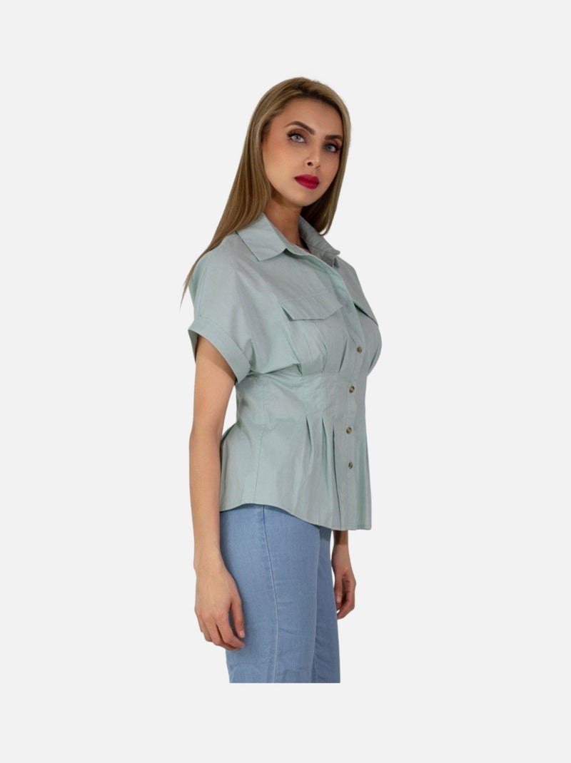 Camisa Kebello Verde - Kiabi
