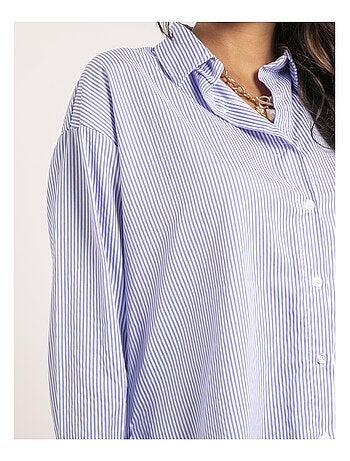 Camisa larga de rayas OLAURE