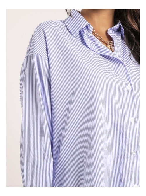 Camisa larga de rayas OLAURE - Kiabi Camisa larga de rayas OLAURE - Kiabi