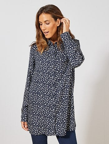 Camisa larga estilo túnica - Kiabi